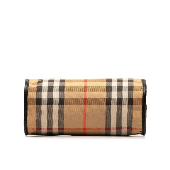 Pre Loved Burberry Haymarket Check Golf Pouch - Picture 3 of 13